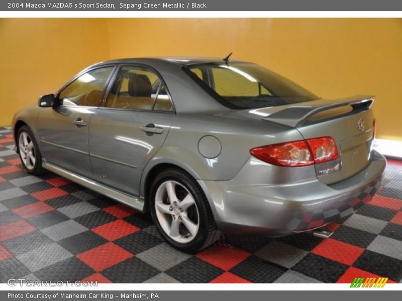 Sepang Green Metallic / Black 2004 Mazda MAZDA6 s Sport Sedan