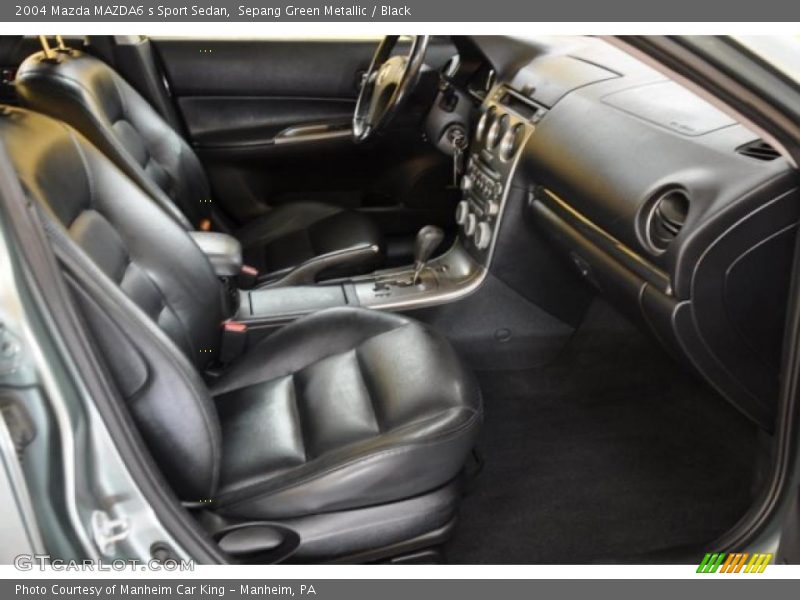 Sepang Green Metallic / Black 2004 Mazda MAZDA6 s Sport Sedan