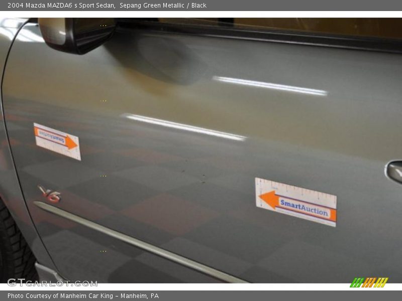 Sepang Green Metallic / Black 2004 Mazda MAZDA6 s Sport Sedan