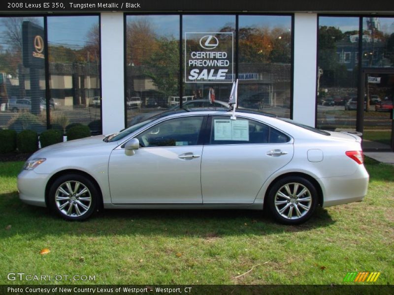 Tungsten Metallic / Black 2008 Lexus ES 350