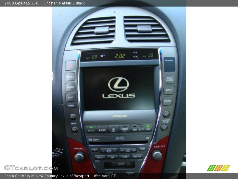 Tungsten Metallic / Black 2008 Lexus ES 350