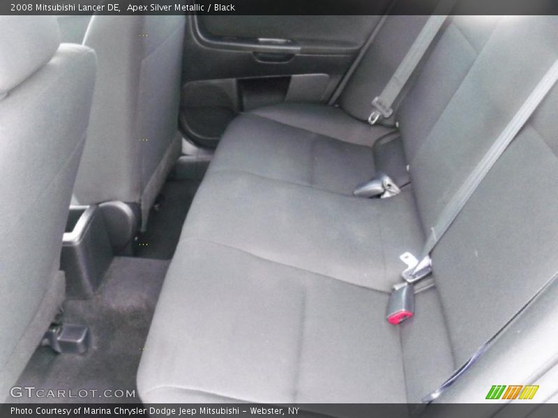 Apex Silver Metallic / Black 2008 Mitsubishi Lancer DE