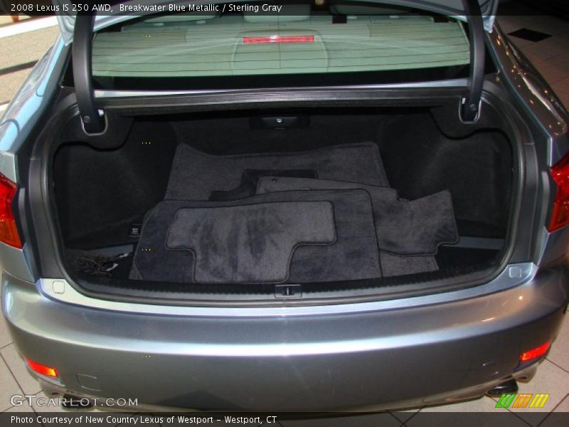 Breakwater Blue Metallic / Sterling Gray 2008 Lexus IS 250 AWD