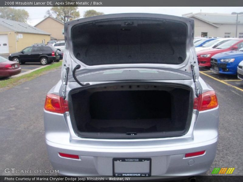 Apex Silver Metallic / Black 2008 Mitsubishi Lancer DE