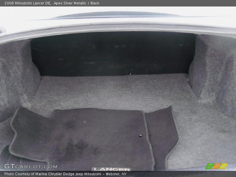 Apex Silver Metallic / Black 2008 Mitsubishi Lancer DE
