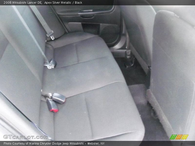 Apex Silver Metallic / Black 2008 Mitsubishi Lancer DE
