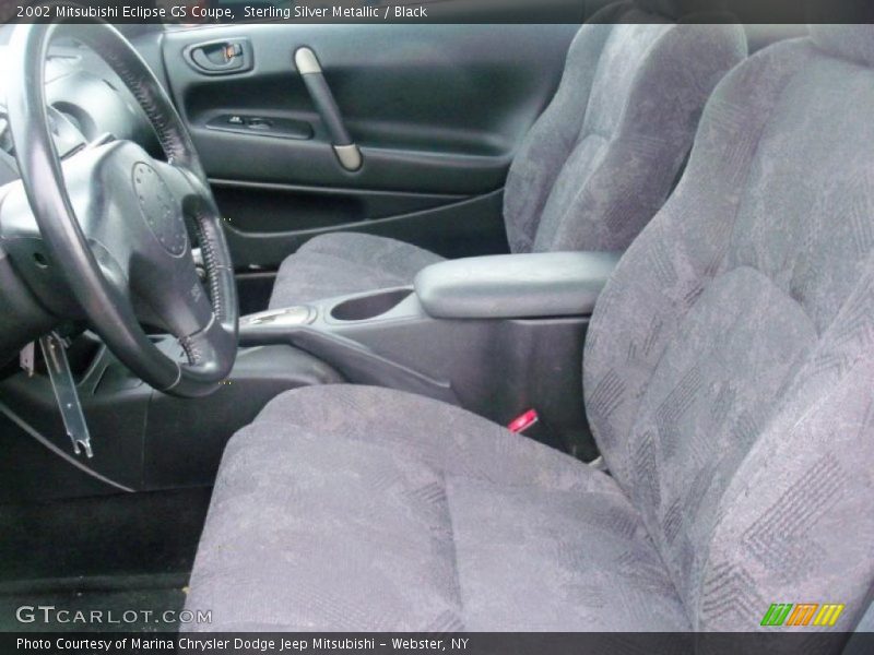 Sterling Silver Metallic / Black 2002 Mitsubishi Eclipse GS Coupe