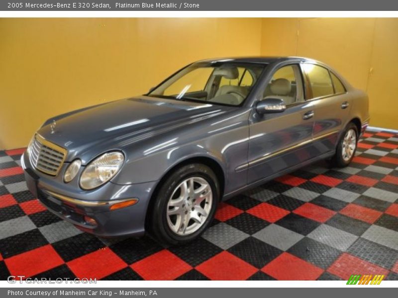 Platinum Blue Metallic / Stone 2005 Mercedes-Benz E 320 Sedan