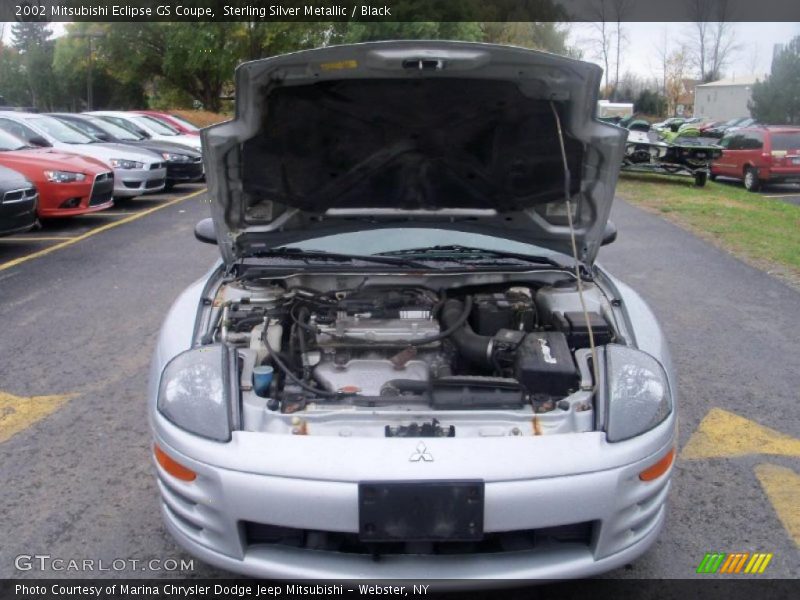 Sterling Silver Metallic / Black 2002 Mitsubishi Eclipse GS Coupe