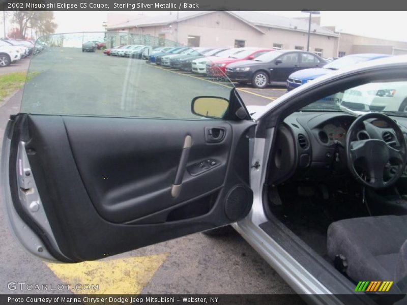 Sterling Silver Metallic / Black 2002 Mitsubishi Eclipse GS Coupe
