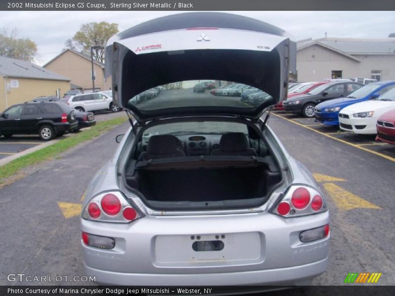 Sterling Silver Metallic / Black 2002 Mitsubishi Eclipse GS Coupe