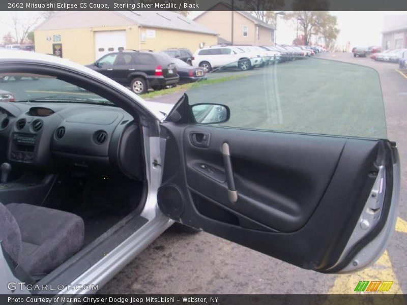 Sterling Silver Metallic / Black 2002 Mitsubishi Eclipse GS Coupe