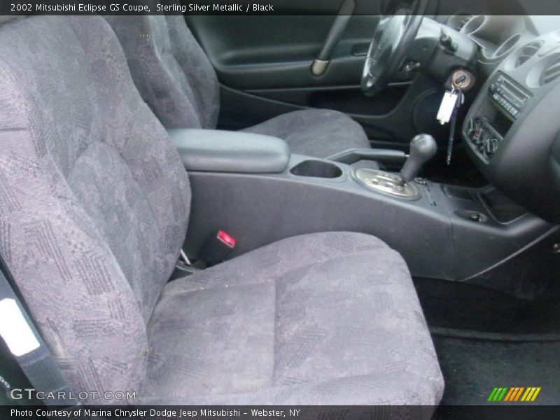 Sterling Silver Metallic / Black 2002 Mitsubishi Eclipse GS Coupe