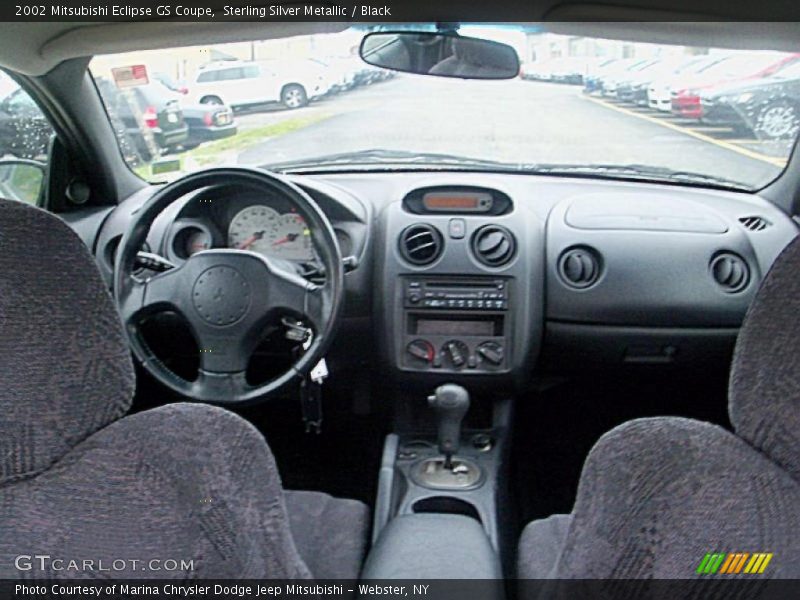 Sterling Silver Metallic / Black 2002 Mitsubishi Eclipse GS Coupe