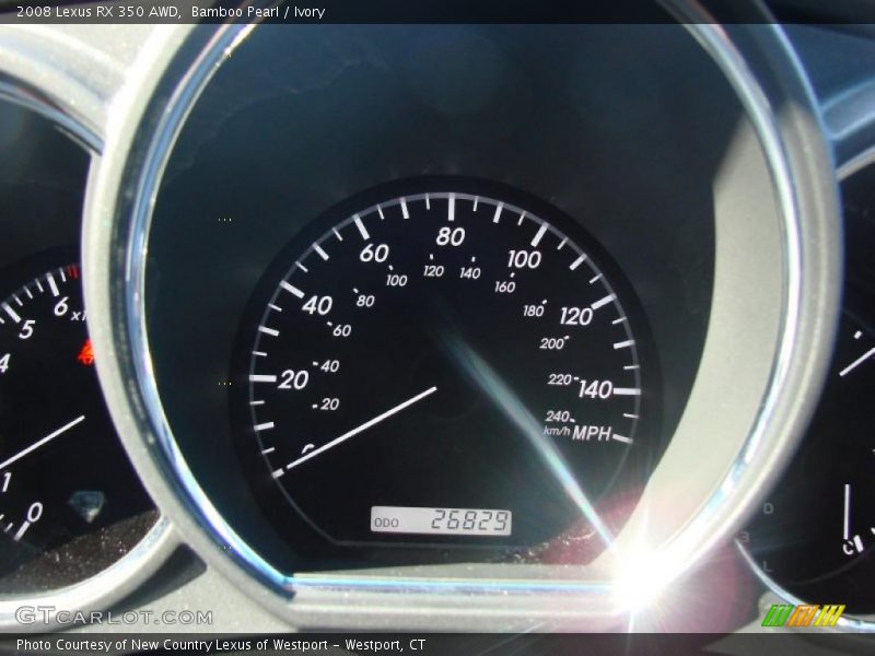 Bamboo Pearl / Ivory 2008 Lexus RX 350 AWD