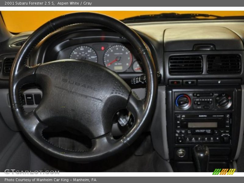 Aspen White / Gray 2001 Subaru Forester 2.5 S