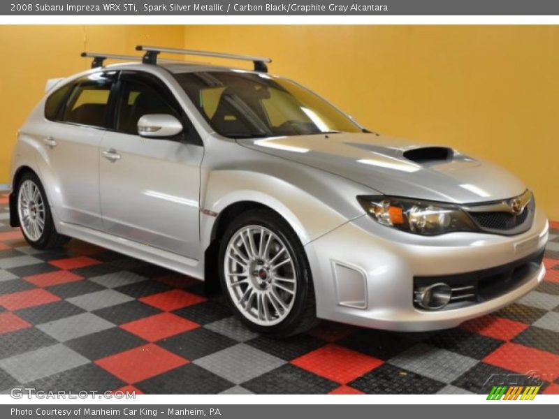Front 3/4 View of 2008 Impreza WRX STi