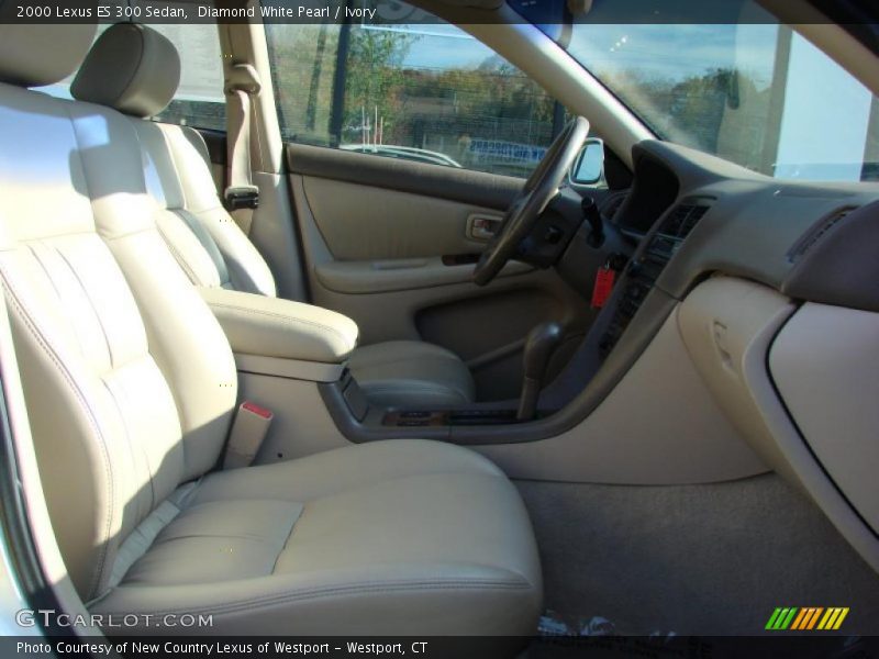 Diamond White Pearl / Ivory 2000 Lexus ES 300 Sedan