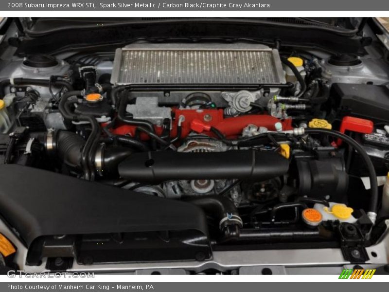  2008 Impreza WRX STi Engine - 2.5 Liter STi Turbocharged DOHC 16-Valve VVT Flat 4 Cylinder