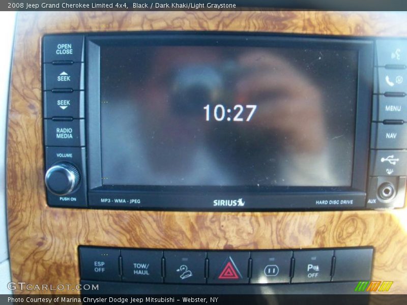 Black / Dark Khaki/Light Graystone 2008 Jeep Grand Cherokee Limited 4x4