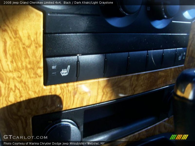 Black / Dark Khaki/Light Graystone 2008 Jeep Grand Cherokee Limited 4x4