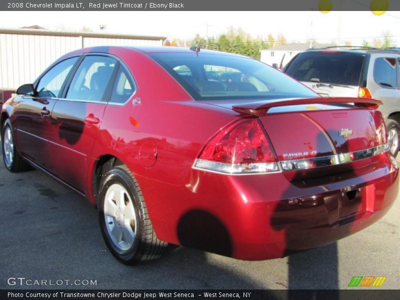 Red Jewel Tintcoat / Ebony Black 2008 Chevrolet Impala LT