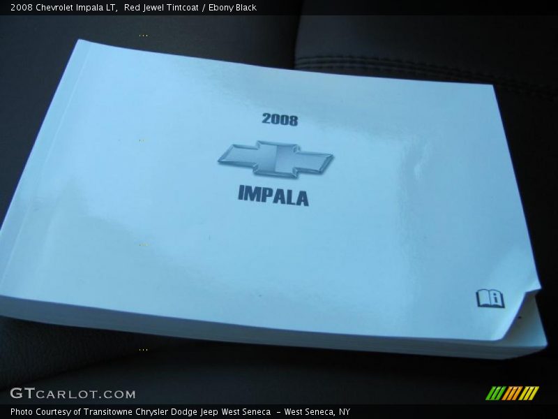 Red Jewel Tintcoat / Ebony Black 2008 Chevrolet Impala LT