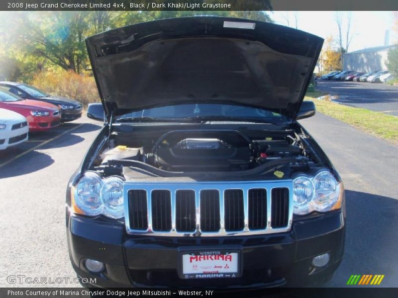 Black / Dark Khaki/Light Graystone 2008 Jeep Grand Cherokee Limited 4x4