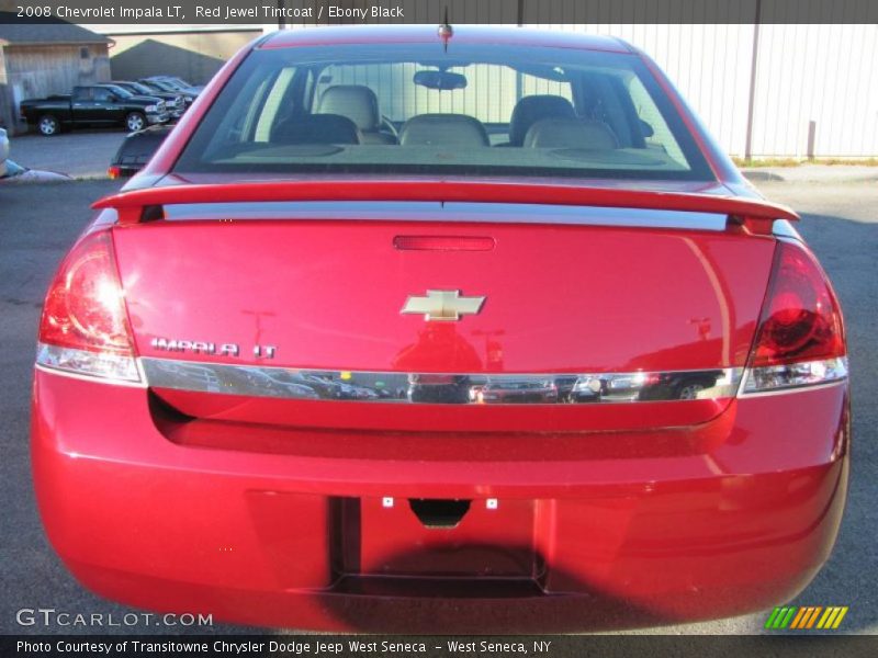 Red Jewel Tintcoat / Ebony Black 2008 Chevrolet Impala LT