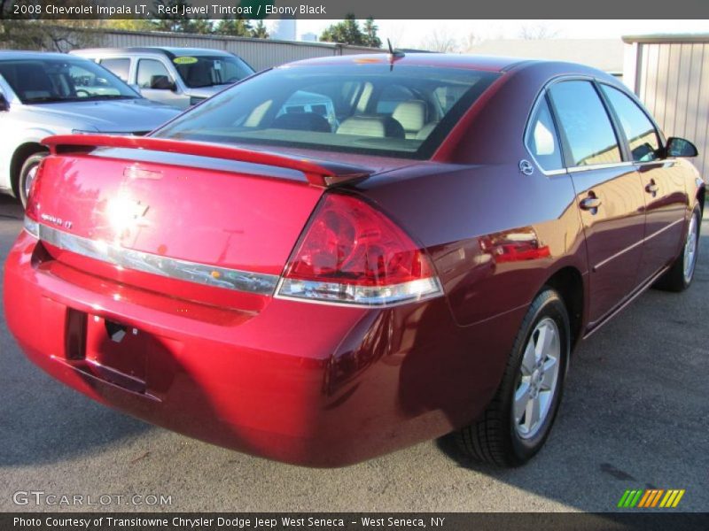 Red Jewel Tintcoat / Ebony Black 2008 Chevrolet Impala LT