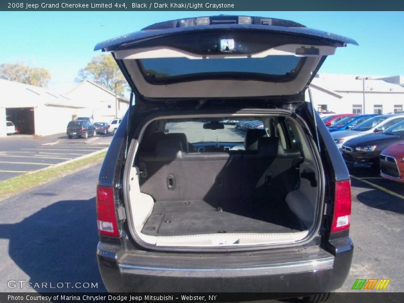 Black / Dark Khaki/Light Graystone 2008 Jeep Grand Cherokee Limited 4x4