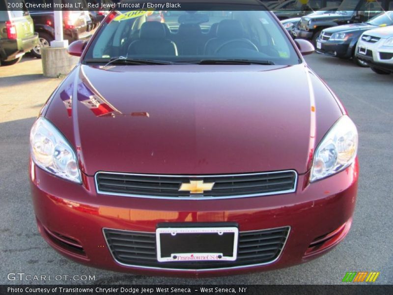 Red Jewel Tintcoat / Ebony Black 2008 Chevrolet Impala LT
