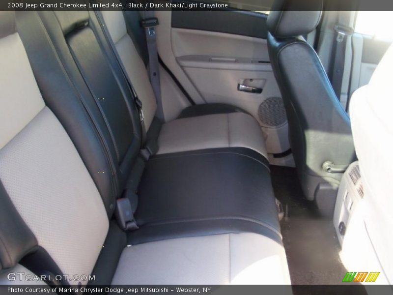 Black / Dark Khaki/Light Graystone 2008 Jeep Grand Cherokee Limited 4x4