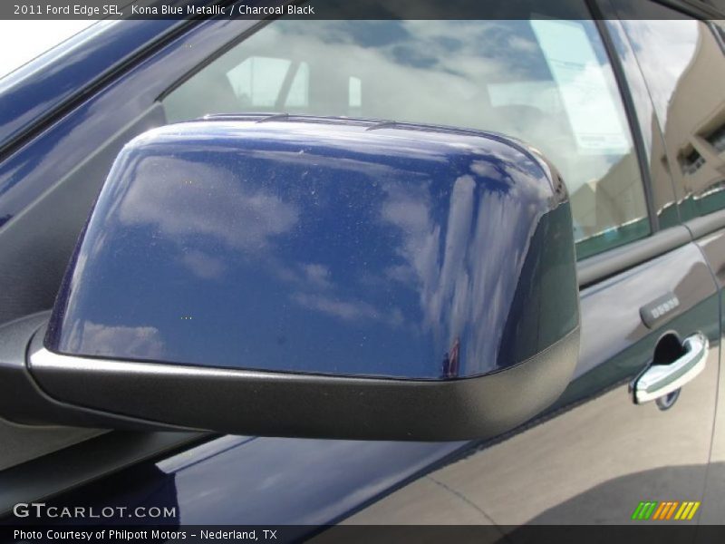 Kona Blue Metallic / Charcoal Black 2011 Ford Edge SEL
