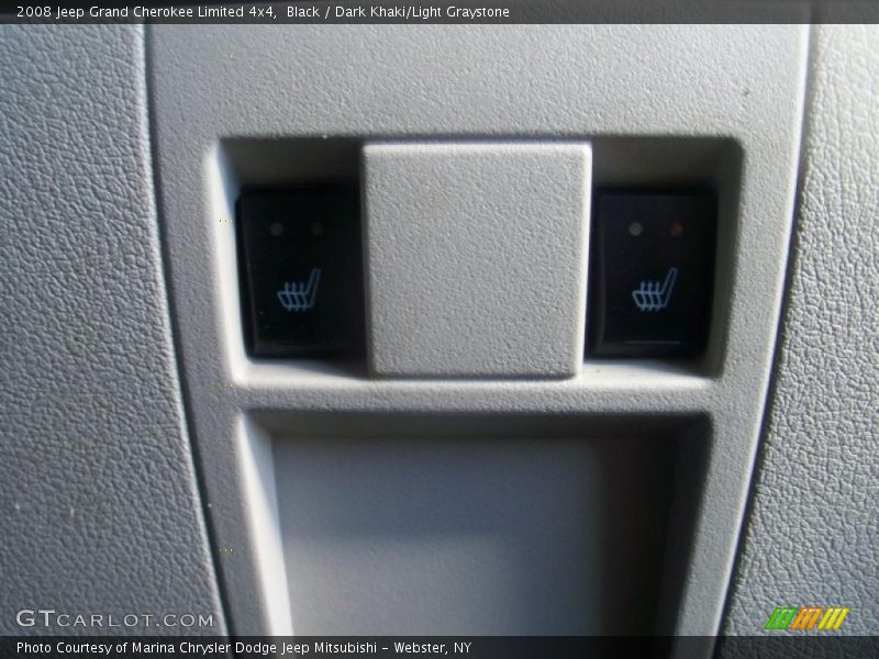 Black / Dark Khaki/Light Graystone 2008 Jeep Grand Cherokee Limited 4x4