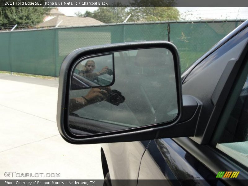 Kona Blue Metallic / Charcoal Black 2011 Ford Edge SEL