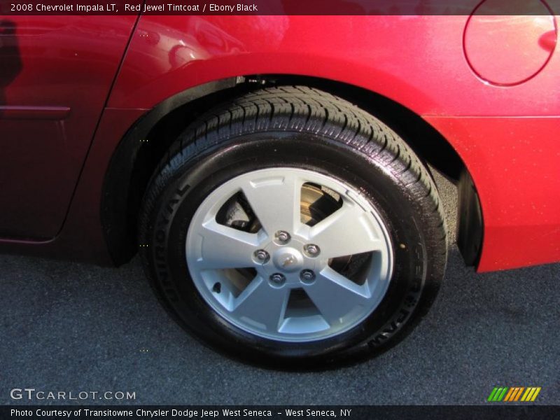 Red Jewel Tintcoat / Ebony Black 2008 Chevrolet Impala LT