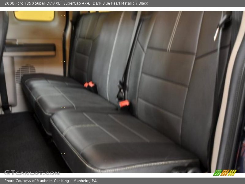Dark Blue Pearl Metallic / Black 2008 Ford F350 Super Duty XLT SuperCab 4x4