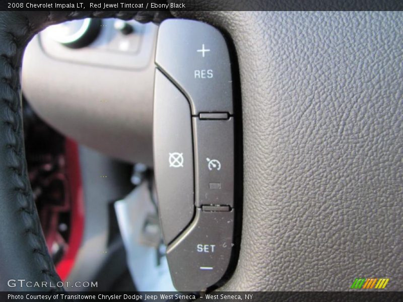 Red Jewel Tintcoat / Ebony Black 2008 Chevrolet Impala LT