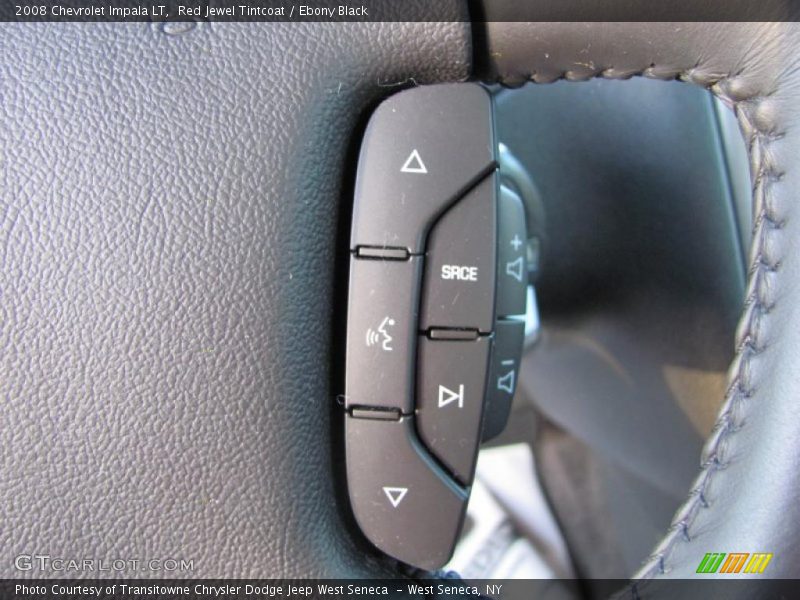 Red Jewel Tintcoat / Ebony Black 2008 Chevrolet Impala LT