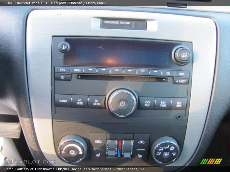 Red Jewel Tintcoat / Ebony Black 2008 Chevrolet Impala LT