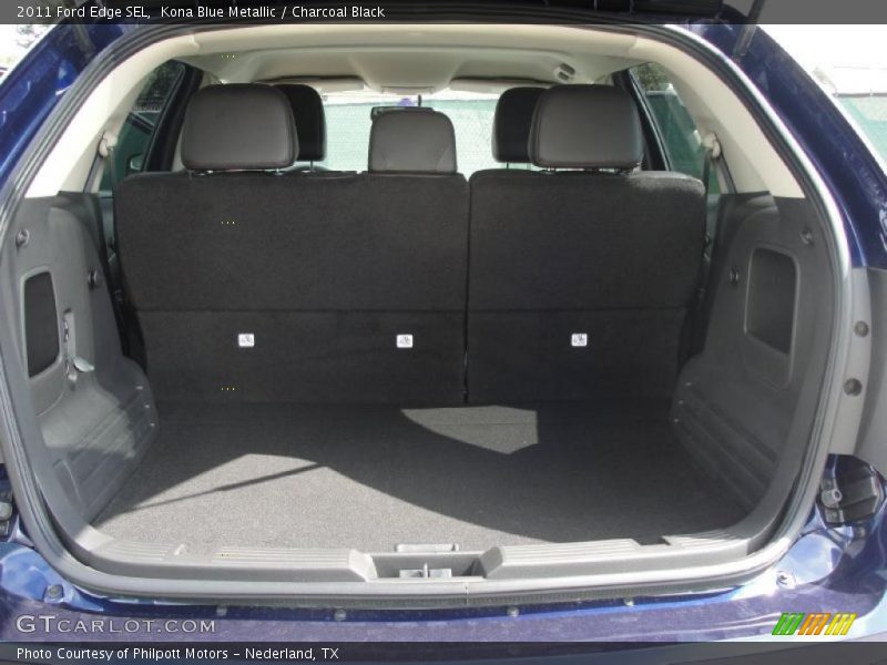Kona Blue Metallic / Charcoal Black 2011 Ford Edge SEL