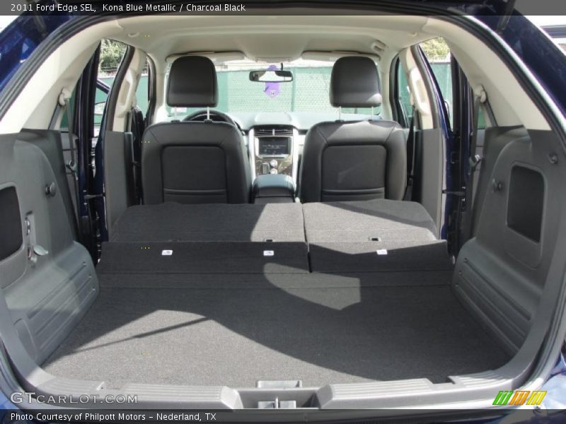 Kona Blue Metallic / Charcoal Black 2011 Ford Edge SEL