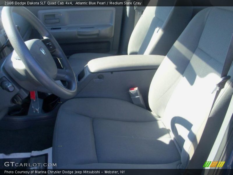 Atlantic Blue Pearl / Medium Slate Gray 2006 Dodge Dakota SLT Quad Cab 4x4