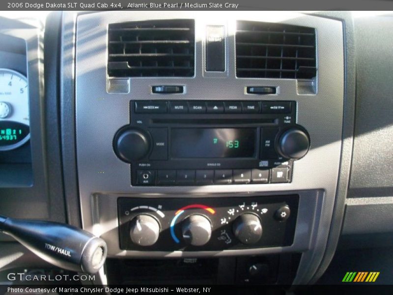 Atlantic Blue Pearl / Medium Slate Gray 2006 Dodge Dakota SLT Quad Cab 4x4
