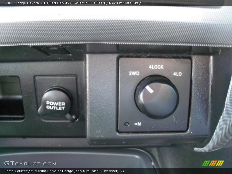 Atlantic Blue Pearl / Medium Slate Gray 2006 Dodge Dakota SLT Quad Cab 4x4