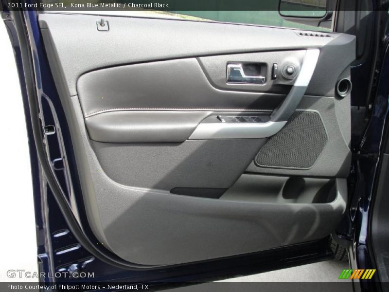 Kona Blue Metallic / Charcoal Black 2011 Ford Edge SEL