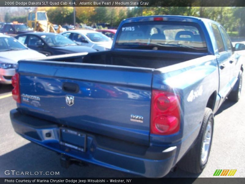 Atlantic Blue Pearl / Medium Slate Gray 2006 Dodge Dakota SLT Quad Cab 4x4