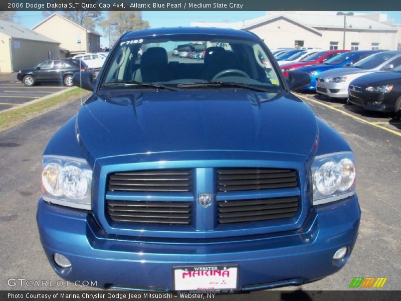 Atlantic Blue Pearl / Medium Slate Gray 2006 Dodge Dakota SLT Quad Cab 4x4