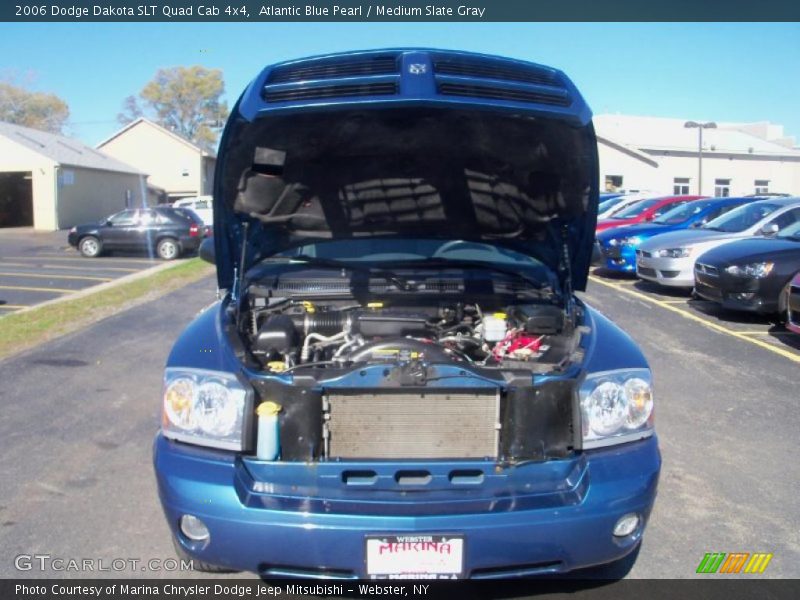 Atlantic Blue Pearl / Medium Slate Gray 2006 Dodge Dakota SLT Quad Cab 4x4
